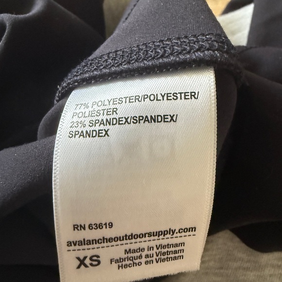 Black Track Pants Joggers Drawstring Waist - Picture 4 of 4